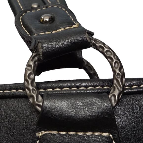 Trinity Ranch Concealed Carry Tote Bag Black Leather Western‎ Country Cowgirl - Picture 10 of 16